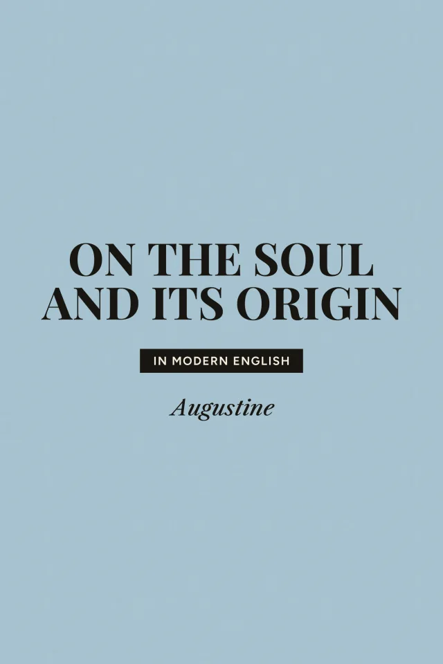 Cover of On the Soul and Its Origin