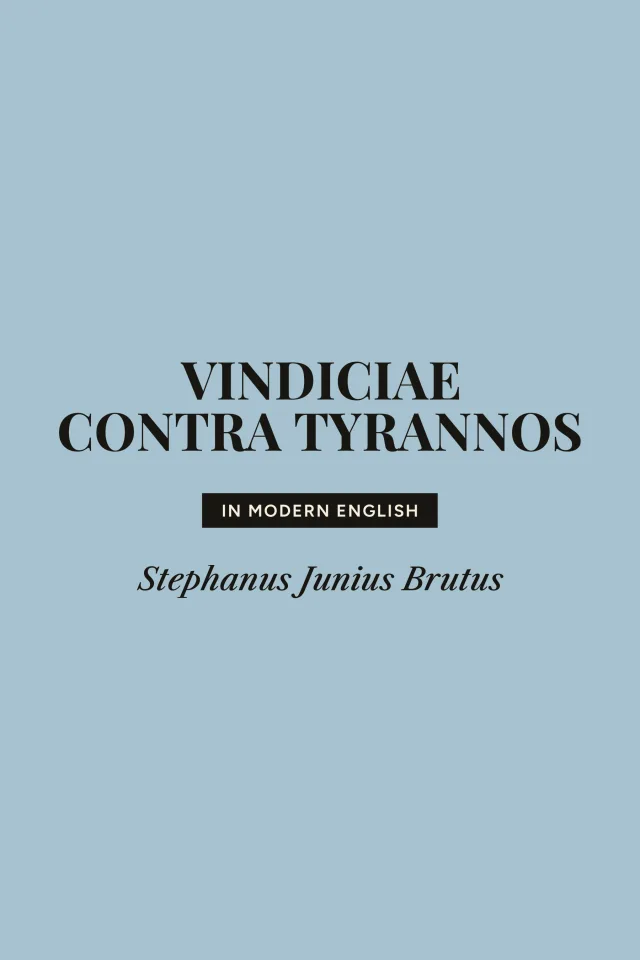 Cover of Vindiciae Contra Tyrannos