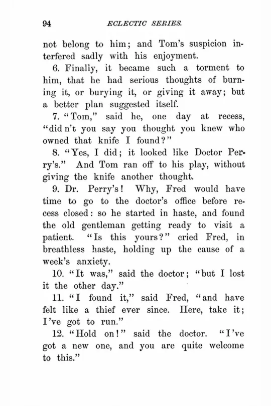 Sample page 3 from the restored McGuffey's Third Eclectic Reader